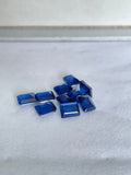 Blue Sapphire DOUBLET Quartz 8x10 Octagon