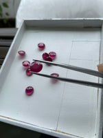 Ruby Glass-Filled 10 MM Round Faceted