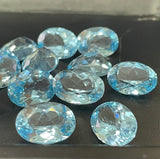Sky Blue Topaz 10X14 Oval Faceted