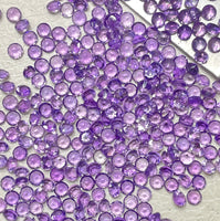 Amethyst 3 MM Round Faceted- Small size 10 PCS lot